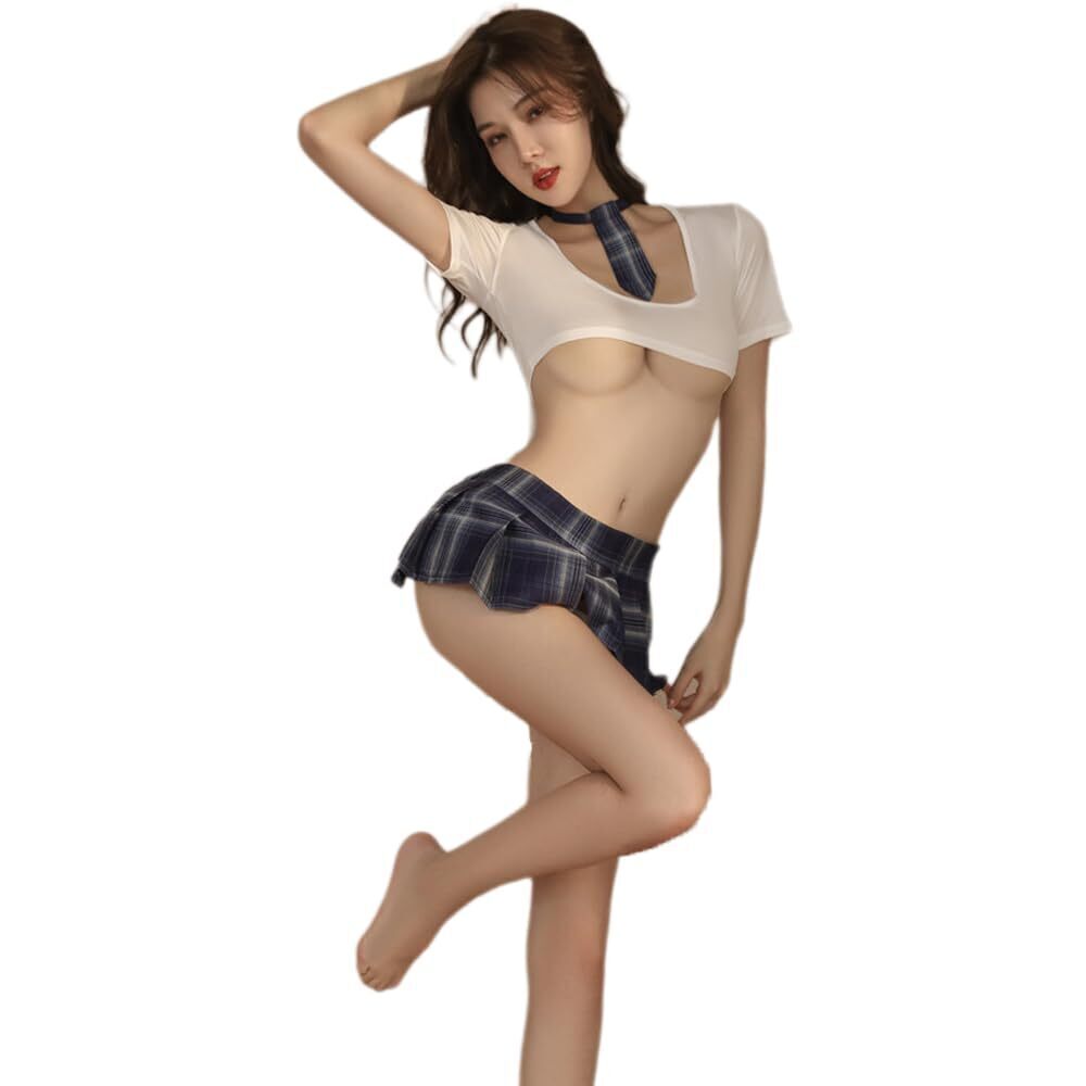4244 sexy cosplay student uniform Japanese anime cute JK short skirt